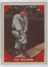 1960 Fleer Baseball Greats Pie Traynor #77 HOF 3a7