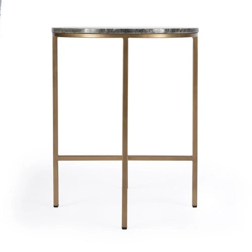 Caty Marble End Table, Multi - Picture 5 of 7