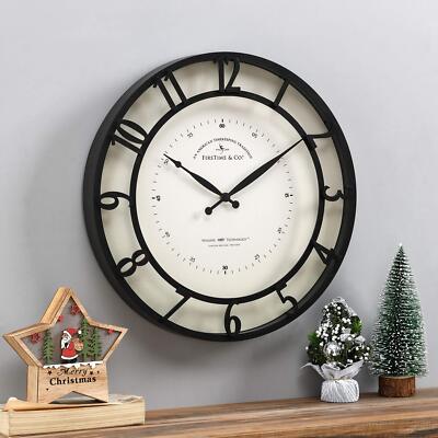 FirsTime & Co.  Kensington Wall Clock, Brown