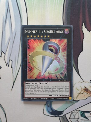 Number 11: Big Eye AC14-DE017 (German) Super Rare Limited Edition 