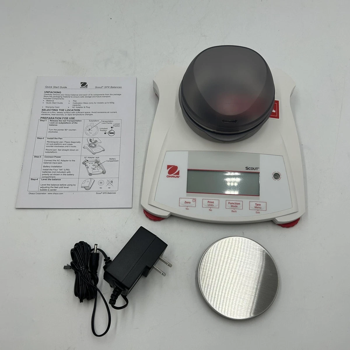 Ohaus Scout Balance SPX421 ID 16760, 58 OFF