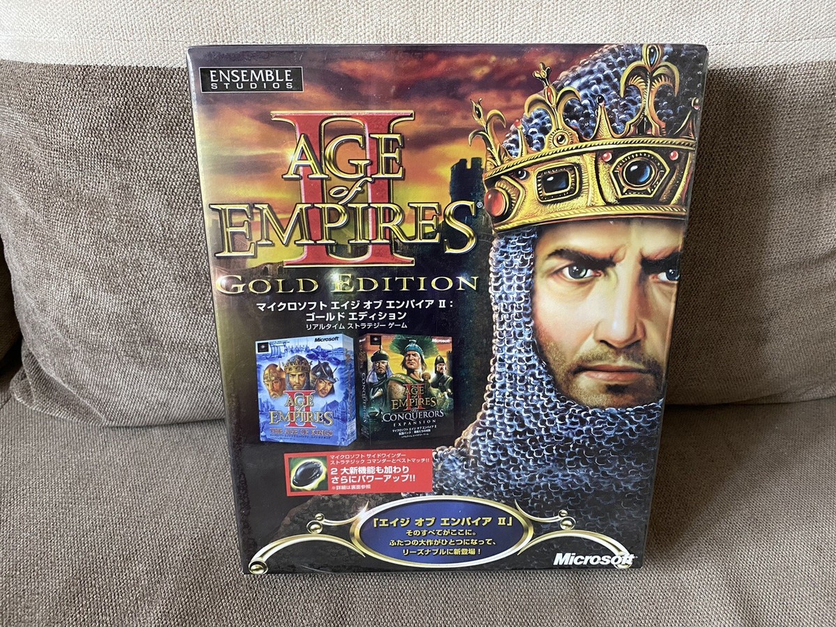 Age Of Empires II Gold Edition - Japanese Big Box Edition PC