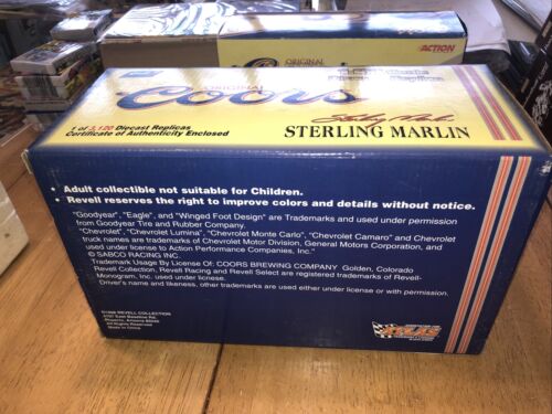 STERLING MARLIN #40 COORS LIGHT 1998 CHEVY MONTE CARLO REVELL 1/24 NASCAR NOS - Picture 10 of 10