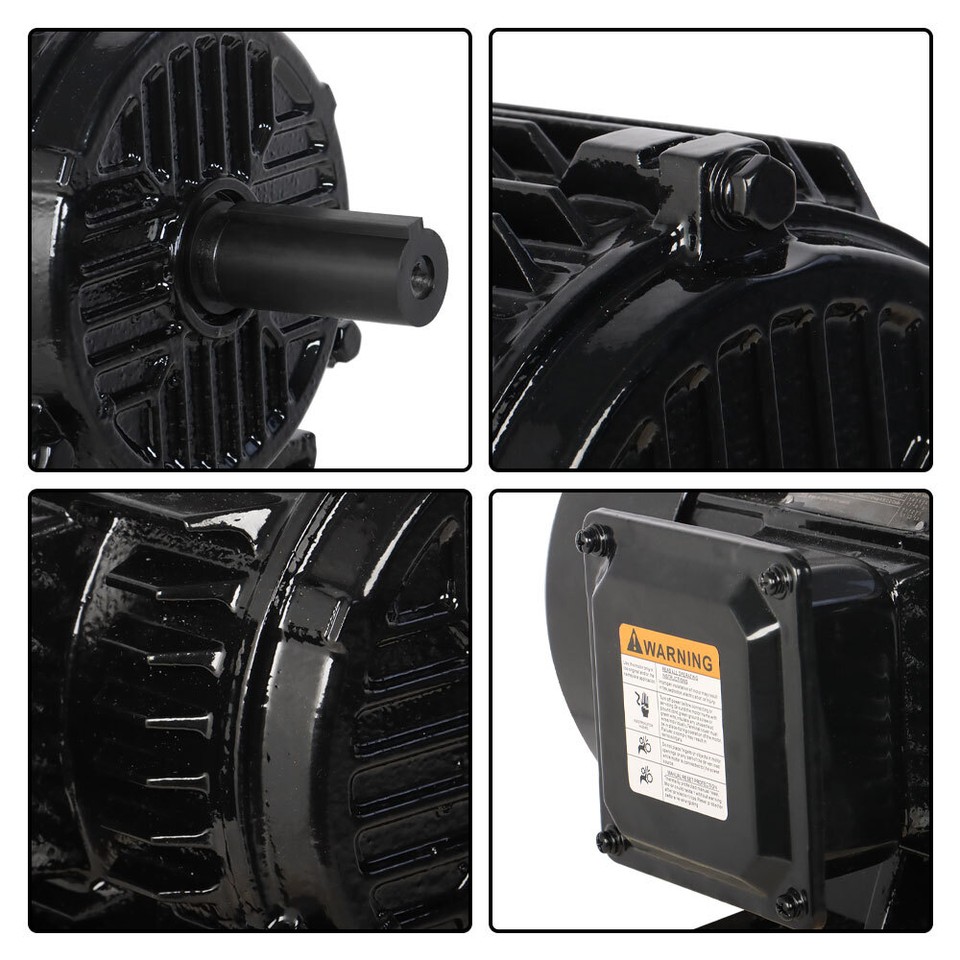 Motore Elettrico 5 HP 3 Fasi 1800 Giri/min Telaio 184T TEFC - Foto 10