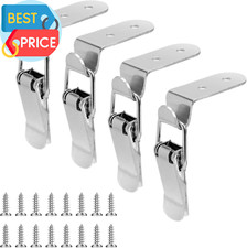 90 Degree Tool Box Hood Locks Latches, Stainless Steel Box Latch Toggle Catch Lo