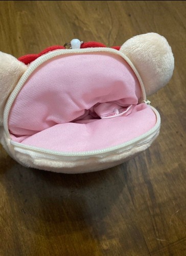 Rilakkuma Plush Badge Reel Pass ID Case Commuter Pass Zippered Pouch Kawaii Cute - Picture 6 of 7