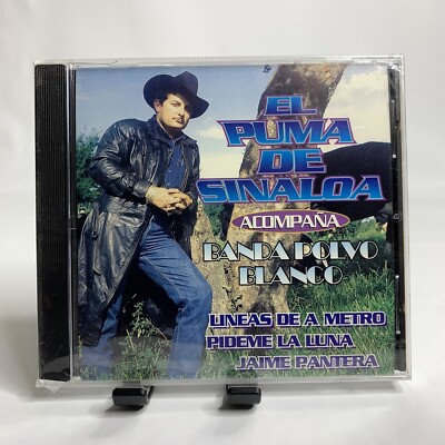 El Puma de Sinaloa CD Con Banda Polvo Blanco Lineas de a Metro