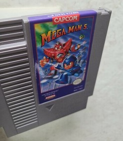 MEGA MAN 5 NINTENDO NES COMPLETE IN BOX CIB MEGAMAN VIDEO GAME W/ PLASTIC CASE!