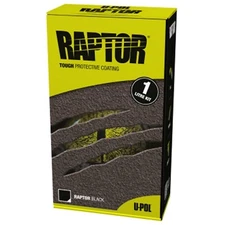 Upol Raptor Bed Liner And Protective Coating Kit Black One Quart UP4801