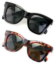 2 Pairs Women Bifocal Reading Sunglasses Reader Glasses Large Oversized Bold