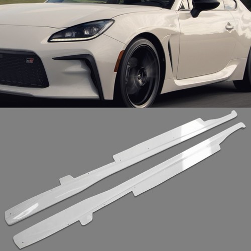 For 2022-2024 Toyota BRZ ZD8 GR86 ZN8 FRP Unpainted Side Skirts Spoiler Kit 2PCS