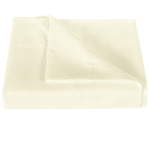 Twin Flat Sheet Only - Brushed Microfiber Flat Sheet - Soft Wrinkle-Free Fade...