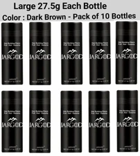 Hair Building Fibers Hair Loss Concealer Dark BrownLarge 27.5g Ten Bottle-JARGOD
