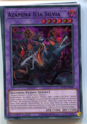 Yu-Gi-Oh! Azamina Illa Silvia Super Rare ROTA-DE030
