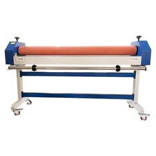 63" Manual Cold Laminating Machine Wide Format Cold Roll Laminator with Bracket
