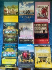WES ANDERSON Japan mini-poster x8! LIFE AQUATIC Tenenbaums GRAND BUDAPEST HOTEL