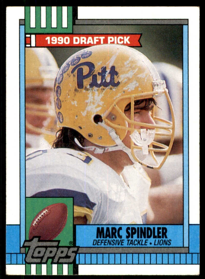 1990 Topps Marc Spindler Detroit Lions #364