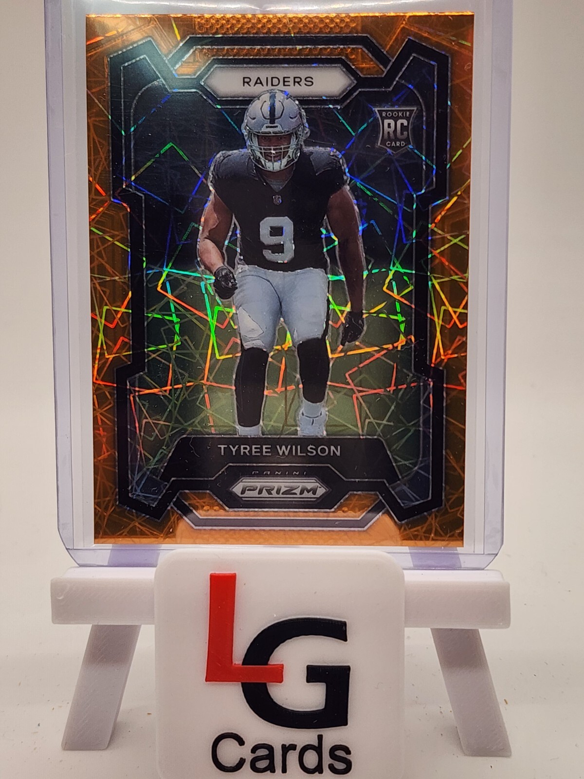 2023 Panini Prizm #363 Tyree Wilson Orange Lazer RC