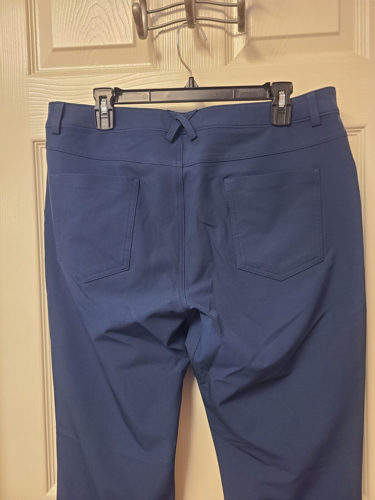 Mack Weldon Blue Radius Performance 5 Pocket Chino Pant Size 34x34 Golf Pant EUC