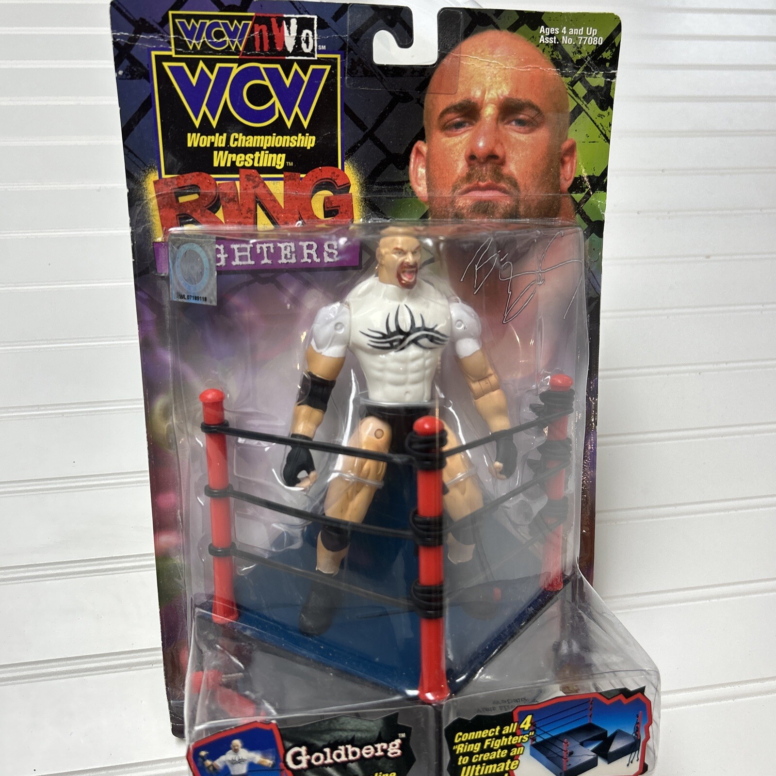 FIGURES TOY製 WCW 世界ヘビー級チャンピオンベルト ゴールドバーグ