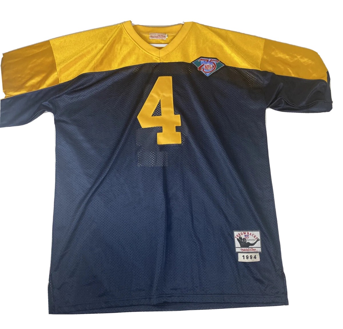 Brett Favre Green Bay Packers Throwback Jersey Mitchell and Ness