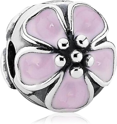 Pandora Damen-Charm 925 Sterling Silber Emaille rosa 791041EN40