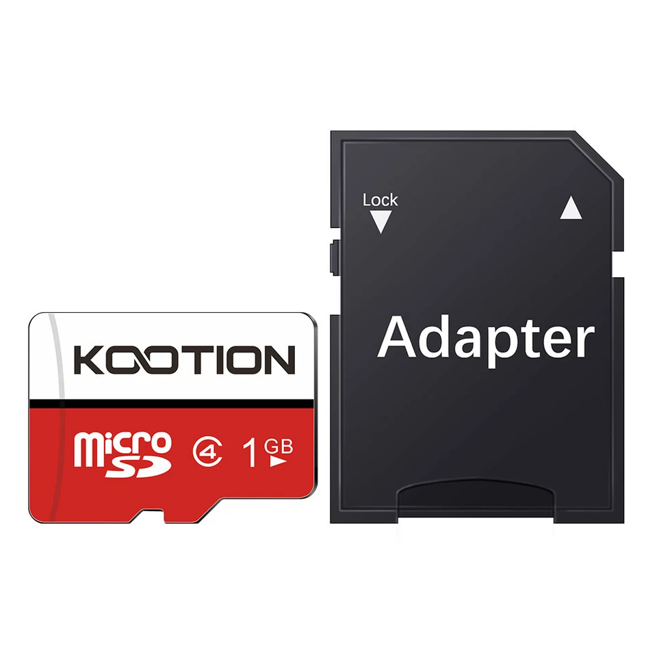 Kootion 3pcs 1GB Ultra Micro SD Class 4 TF Cards Memory Card SD Card W+ adapter - Image 2 of 4