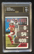 2021 Score Football Next Level Stats #NL11 Larry Fitzgerald GMA 10 Gem Mint HOF