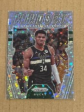 2021-22 PRIZM FAST BREAK DISCO HOLO MINDSET INSERT GIANNIS ANTETOKOUNMPO BUCKS 8