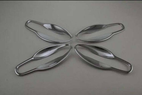 4-Piece Matte Chrome Interior Door Handle Cup & Bowl Cover – Fits Honda CR-V 2012–2016
