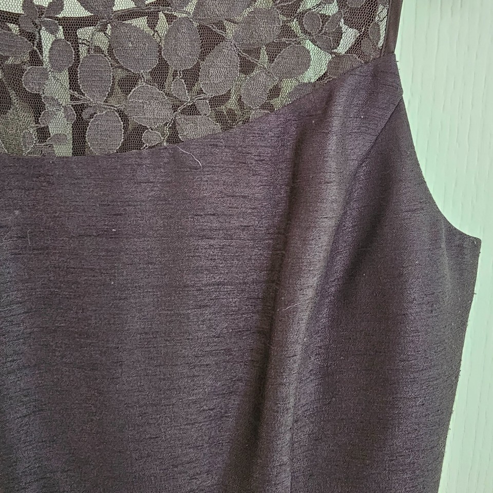 JACQUES VERT UK 12 Dress Liquorice Wedding Guest Mother of the Bride