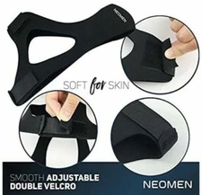 Adjustable Snoring Chin Strap Comfortable stop Snoring Solutions For You (Black)