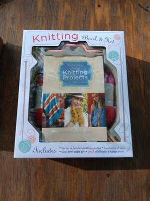 Knitting Book & Kit By Mud Puddle New In Box Instruction Tutorial Xmas Gift 2013