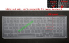 US Keyboard Protector Skin Cover for HP OMEN 15-DC   15-DH  17-CB  laptop