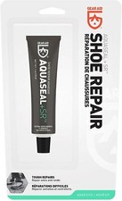 GEAR AID Shoe Repair Glue Fix Sole Heel Leather and Rubber Boots Aquaseal SR