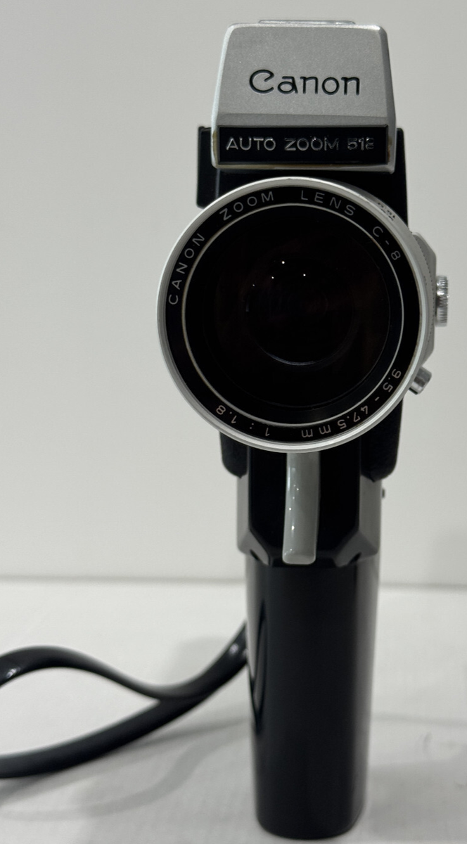 Canon Auto Zoom 518 Super 8 8mm Movie Film Camera w/ Carry