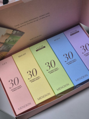 Menokin 30 seconds quick bubble 5p set / 95 ml (no wash, no sheet) K-beauty