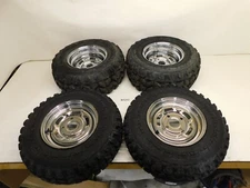 2002 Bombardier Quest 650 OEM Front & Rear Wheels Rims & Tires