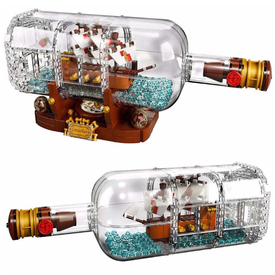 lego ideas ship in a bottle 21313 expert building kit