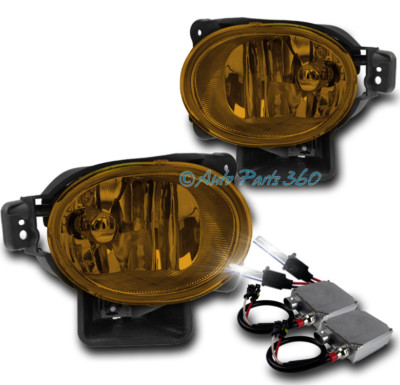 WTautopart Chrome Fog Light Lamps With 10000K HID – For 07-08 Acura TL Base & Type-S