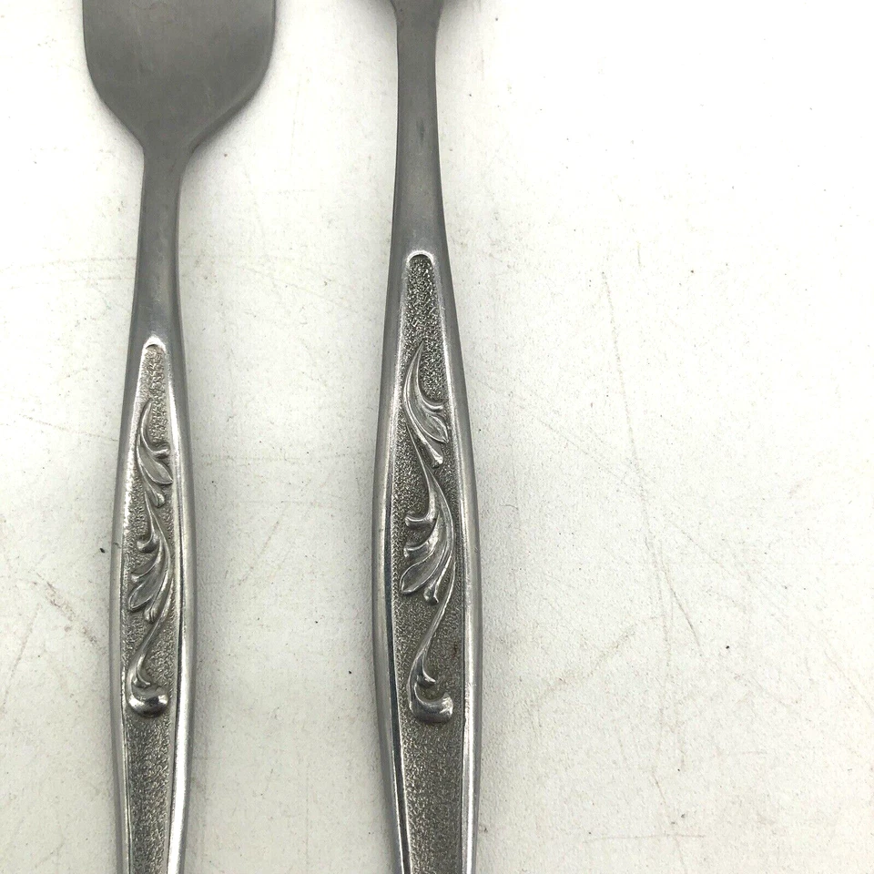 Carlton Acero Inoxidable CAS1 1 Tenedor de Ensalada 1 Tenedor de Cena Lote de 2 Foto 2 de 4