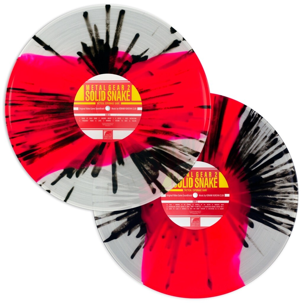 Metal Gear 2 Solid Snake Video Game Vinyl Soundtrack Mondo