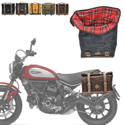 ExMoto Tasche Kit links grün 19/24L mit Rahmen schwarz Ducati Scrarmbler 400 800