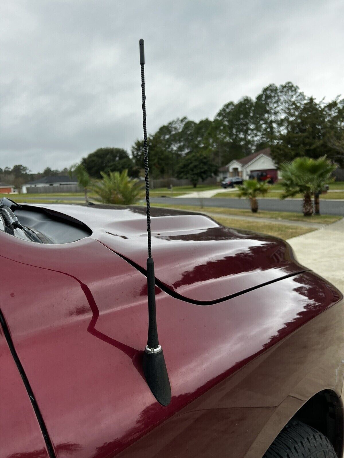 16" Antenna Mast Black Power Radio AMFM for DODGE RAM & RAM 1500 2500 3500 09-23