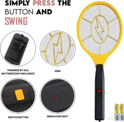 Zapador eléctrico de insectos mosca Swat insectos mosquito avispa asesino electrónico - Imagen 7 de 11