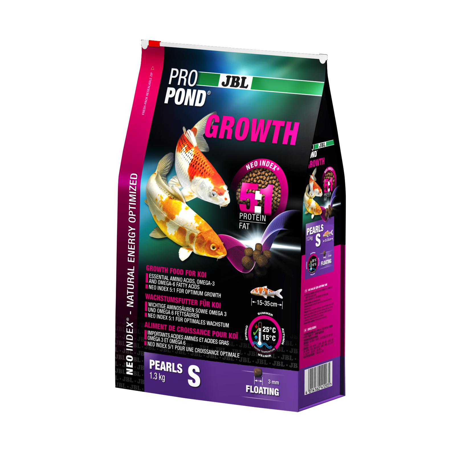 2 Piezas JBL Propond Crecimiento S, 2 X 1,3kg, Wachstumsfutter para Pequeños 2 Piezas JBL Propond Crecimiento S, 2 X 1,3kg, Wachstumsfutter para Pequeños