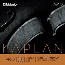 D'Addario Kaplan Amo Series Viola D String 15 to 16 in., Medium