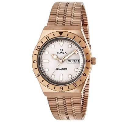 Unbenutzte TIMEX TW2U95700 Roségold Edelstahl Mesh Unisex Uhr in Box