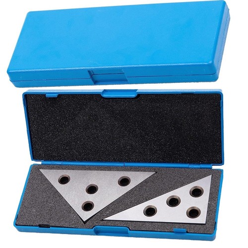 Premium Angle Measurement Tool Solid Angle Plates Angle Block Gauge Set 2 Pcs - Picture 18 of 23
