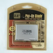 NEW IN BOX - Delkin Devices 2.5" Pop Up Shade - Camera LCD Screen Pop Up Shade